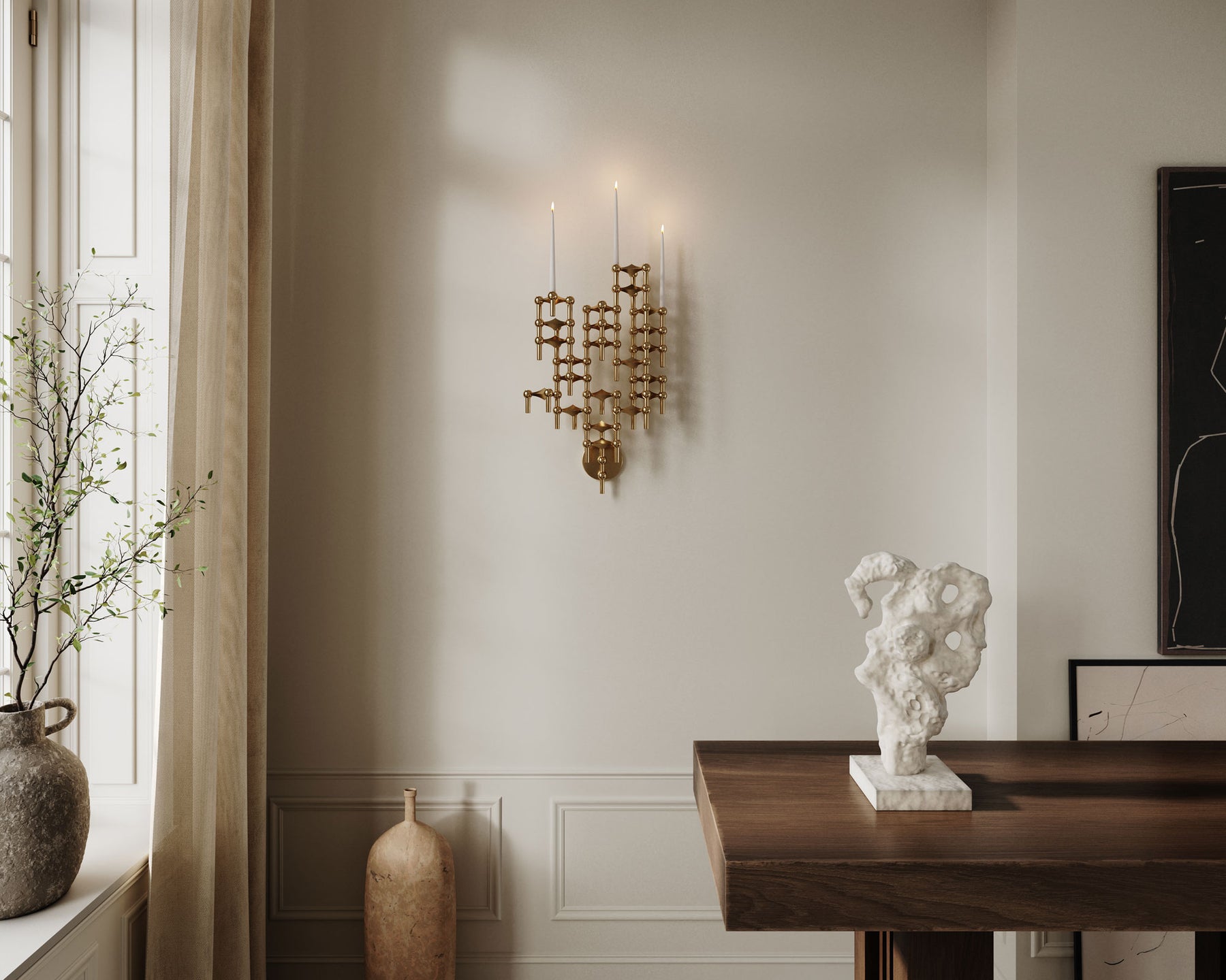 Unique Brass Sconce | DSHOP