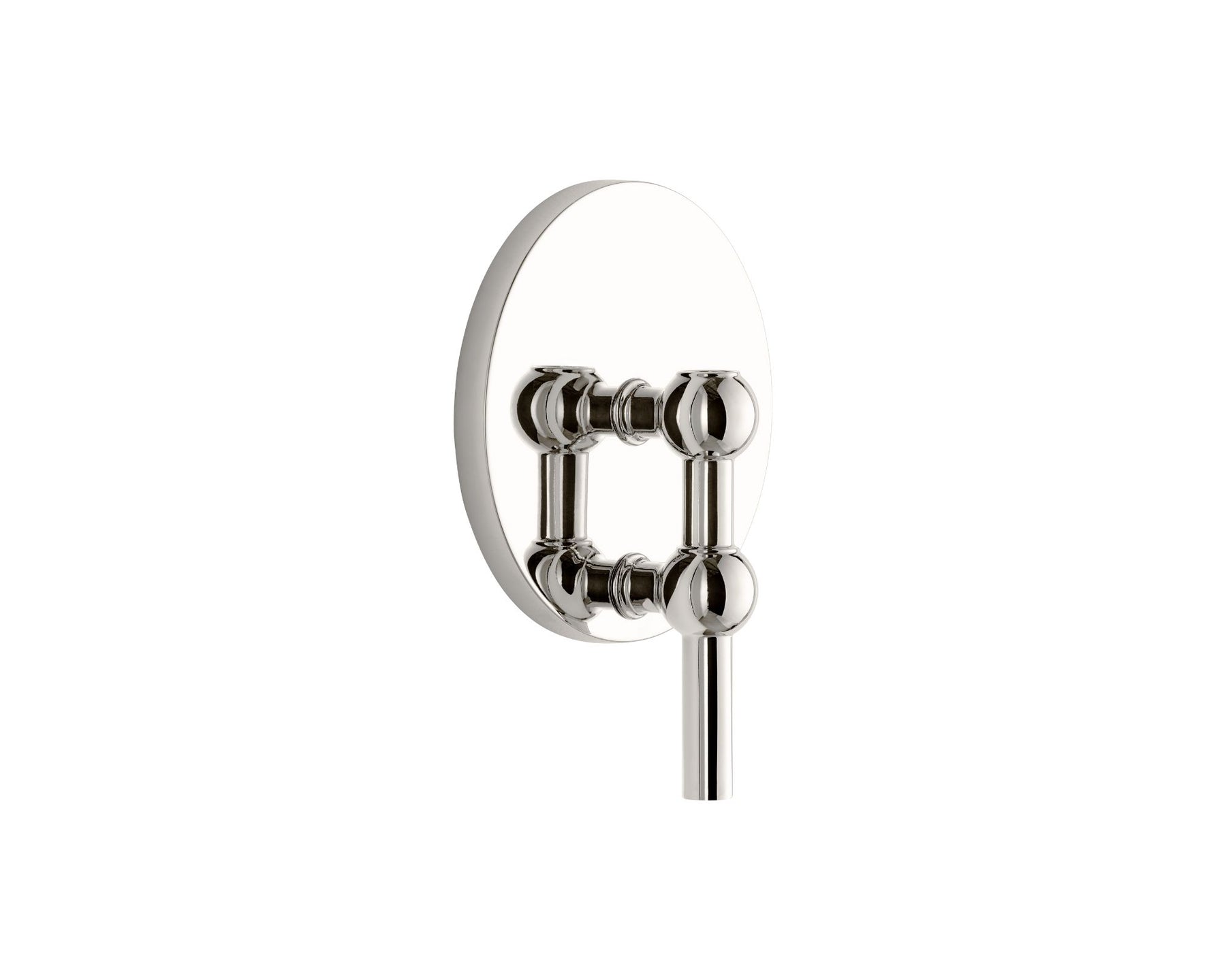 Stoff Nagel Wall Hanger - Chrome Modular Candle Sconce