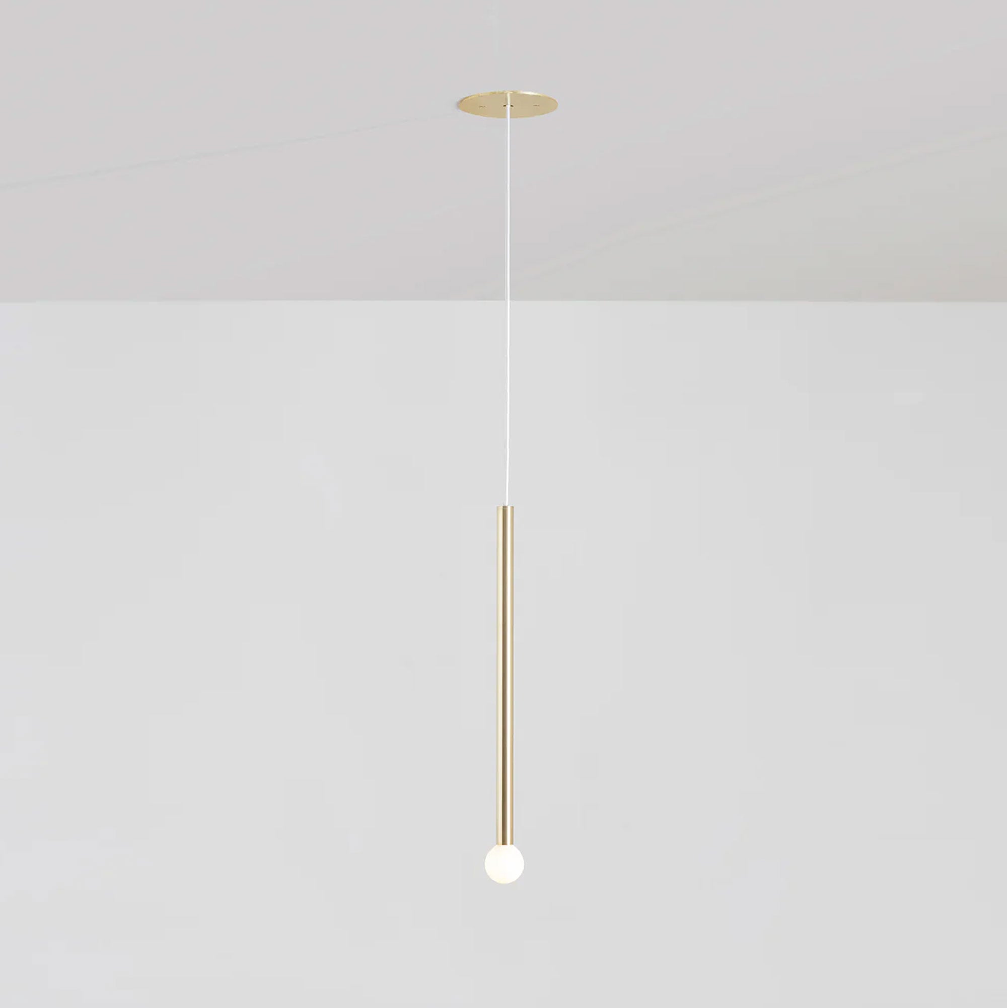Minimalist Brass Pendant Light