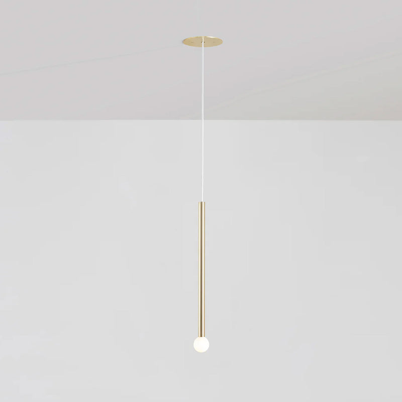 Minimalist Brass Pendant Light