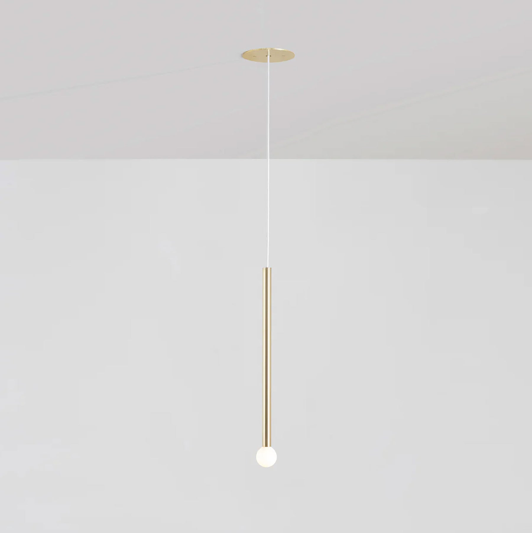 Minimalist Brass Pendant Light