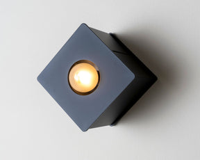 Black Cube Wall Lamp | DSHOP