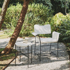 Outdoor Travertine Side Table | DSHOP