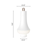 Tomoshi Portable Lamp - Dimensions