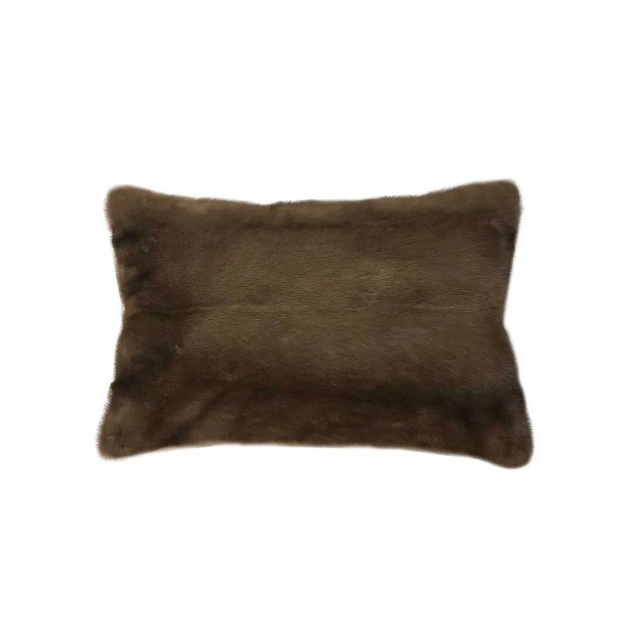 Brown Fur Pillow | DSHOP