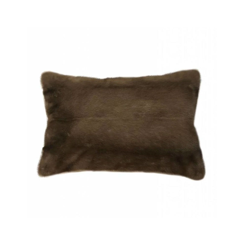 Brown Fur Pillow | DSHOP