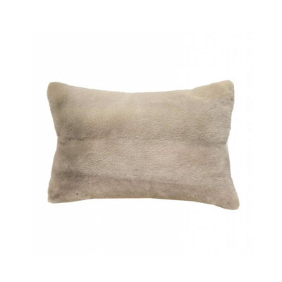 Taupe Fur Pillow | DSHOP