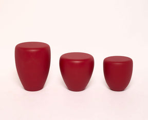 Dot Table Stool - Iconic Red Matte