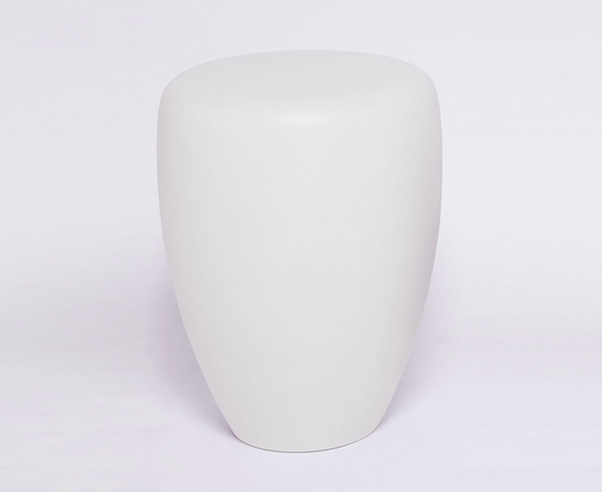 Dot Table Stool - Milky White Matte