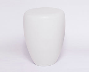 Dot Table Stool - Milky White Matte