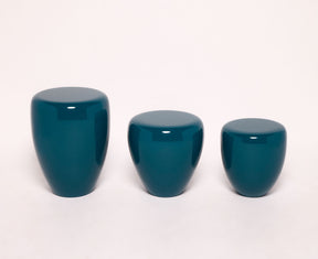 Dot Table Stool - Peacock Blue