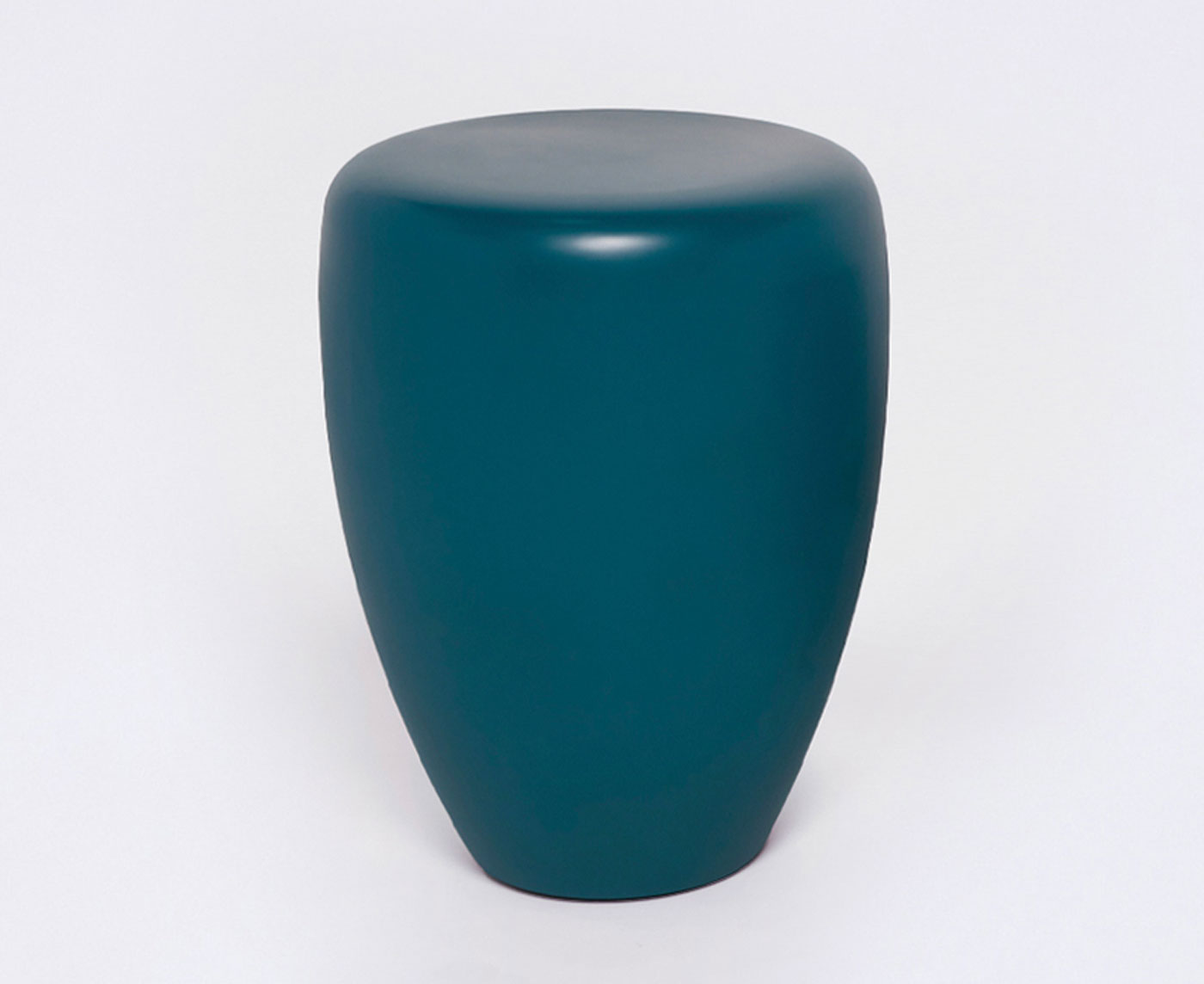 Dot Table Stool - Peacock Blue Matte