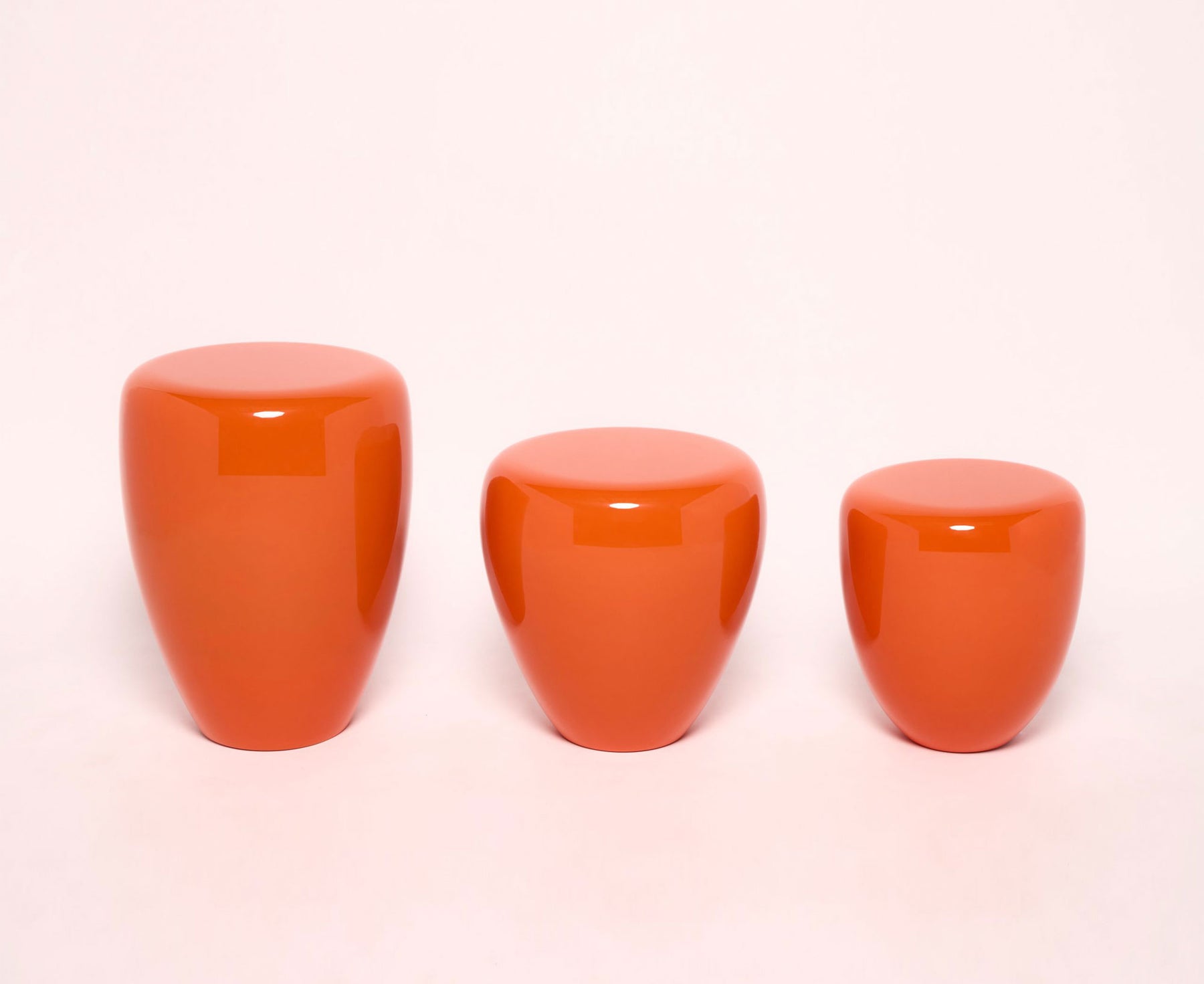 Dot Table Stool - Tangerine