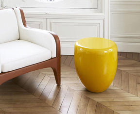 Yellow Lacquer Side Table | DSHOP