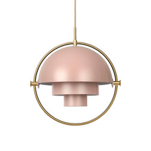 Multi-Light Pendant - Brass / Rose Dust