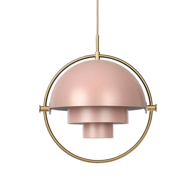 Multi-Light Pendant - Brass / Rose Dust