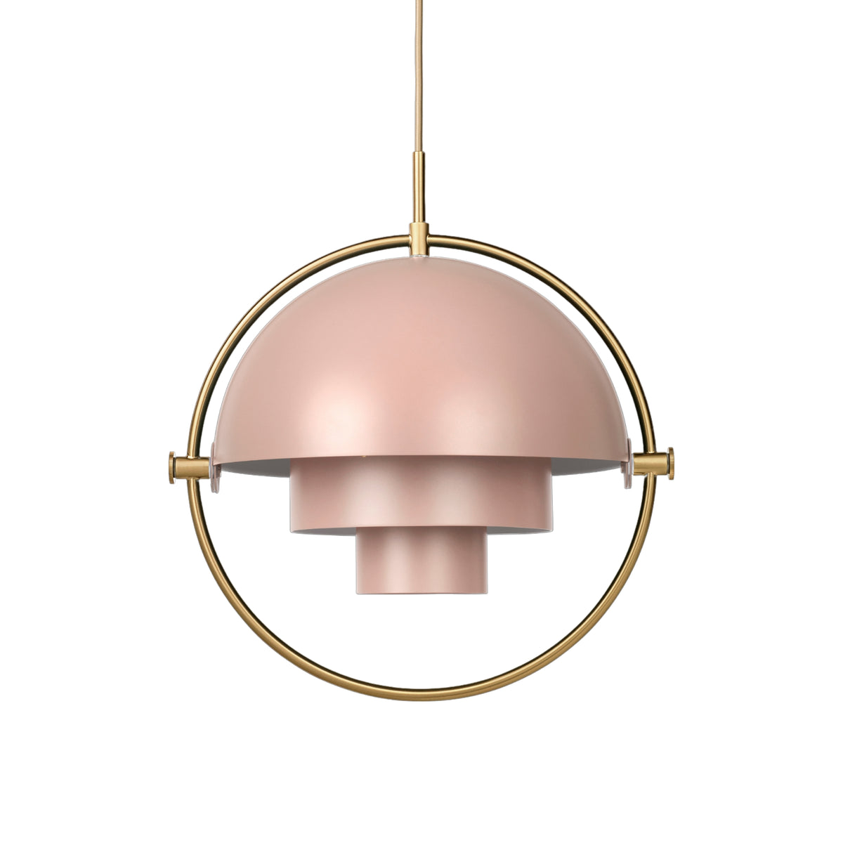 Multi-Light Pendant - Brass/Rose Dust | DSHOP