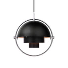 Multi-Light Pendant - Chrome / Black
