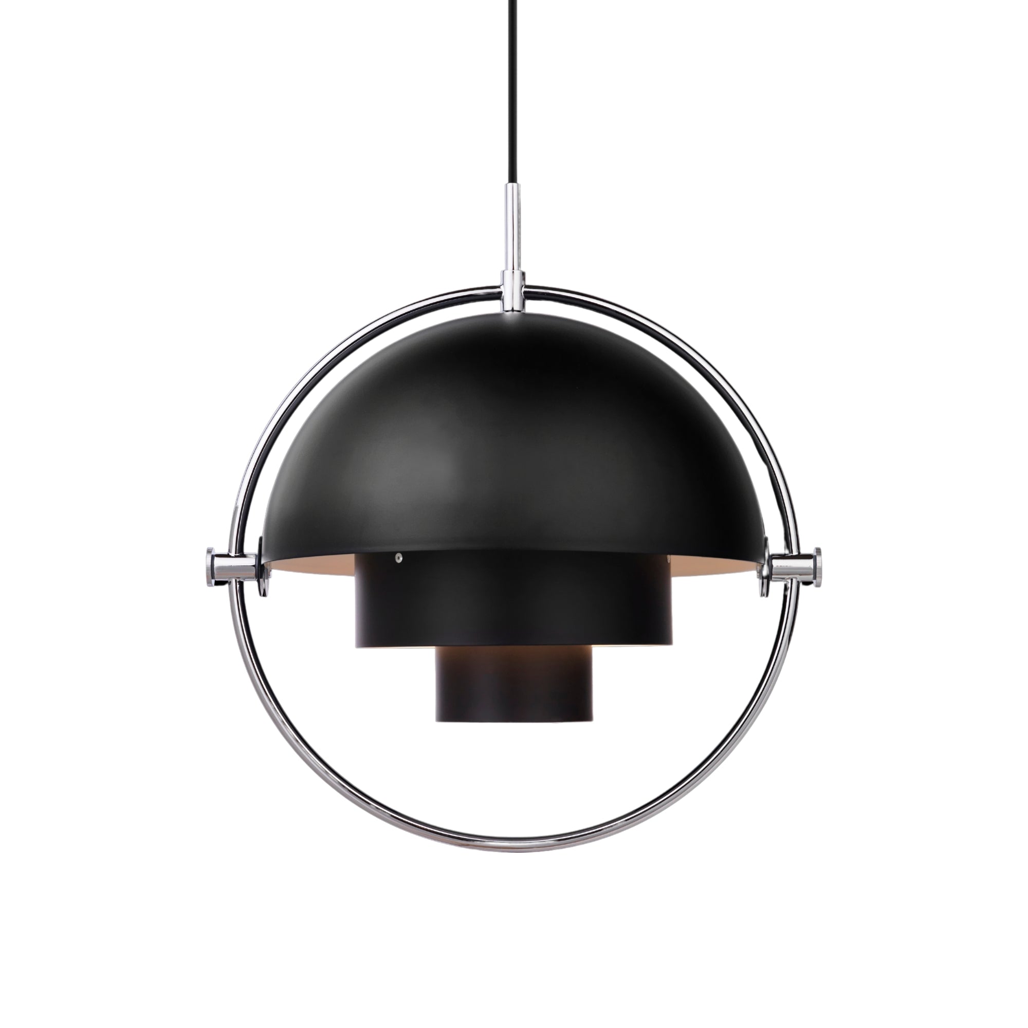 Multi-Light Pendant - Chrome / Black