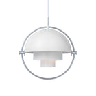 Multi-Light Pendant - Chrome / White