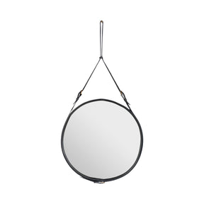 Gubi Adnet Circulaire Mirror - Black by Jacques Adnet | DSHOP