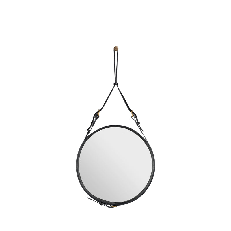 Adnet Circulaire Mirror - Black by Jacques Adnet | DSHOP