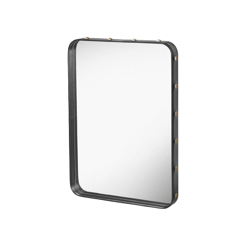 Adnet Rectangular Medium Mirror - Black | DSHOP