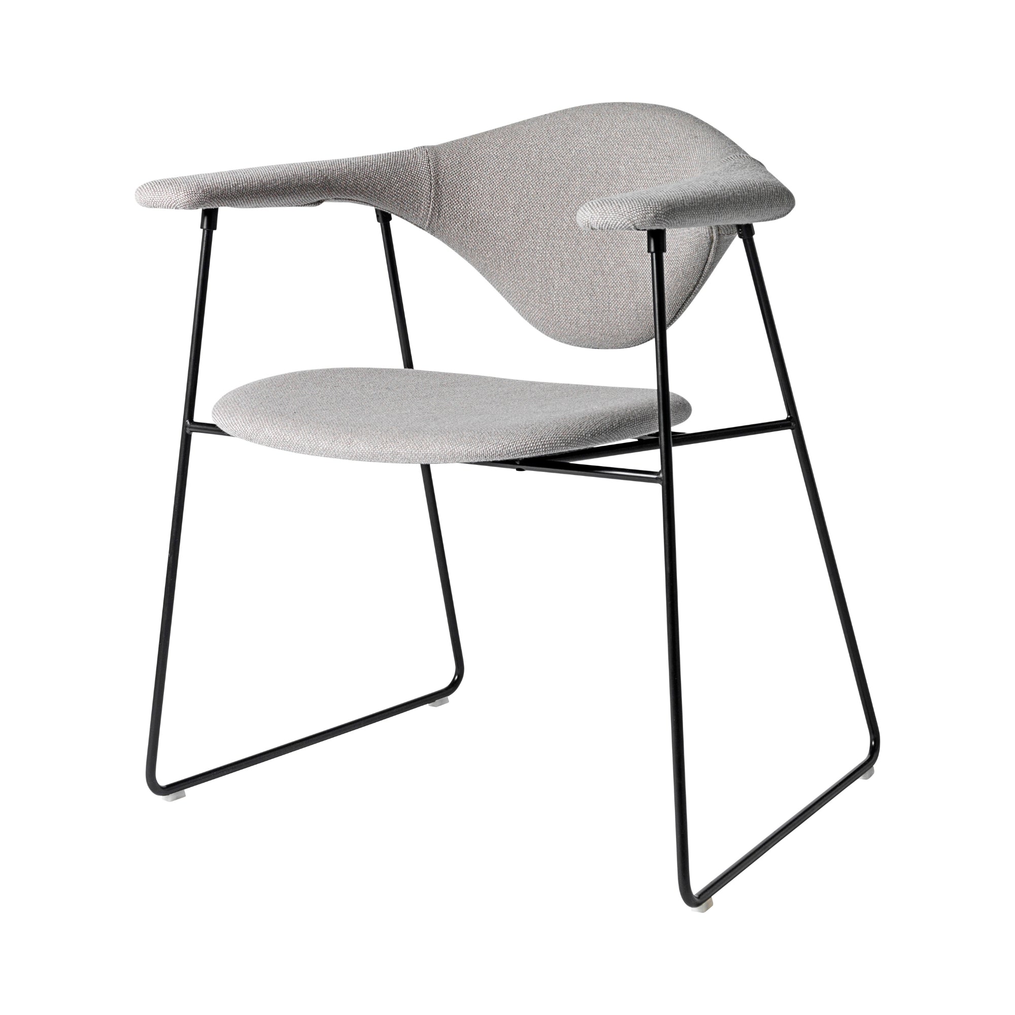 Gubi Masculo Dining Chair with Sledge Base | DSHOP