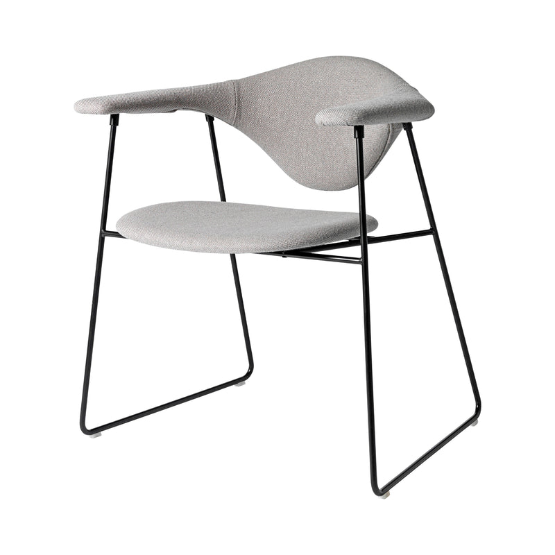 Gubi Masculo Dining Chair with Sledge Base | DSHOP