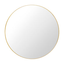 Gubi Round Wall Mirror With Polished Brass Frame | DSHOP