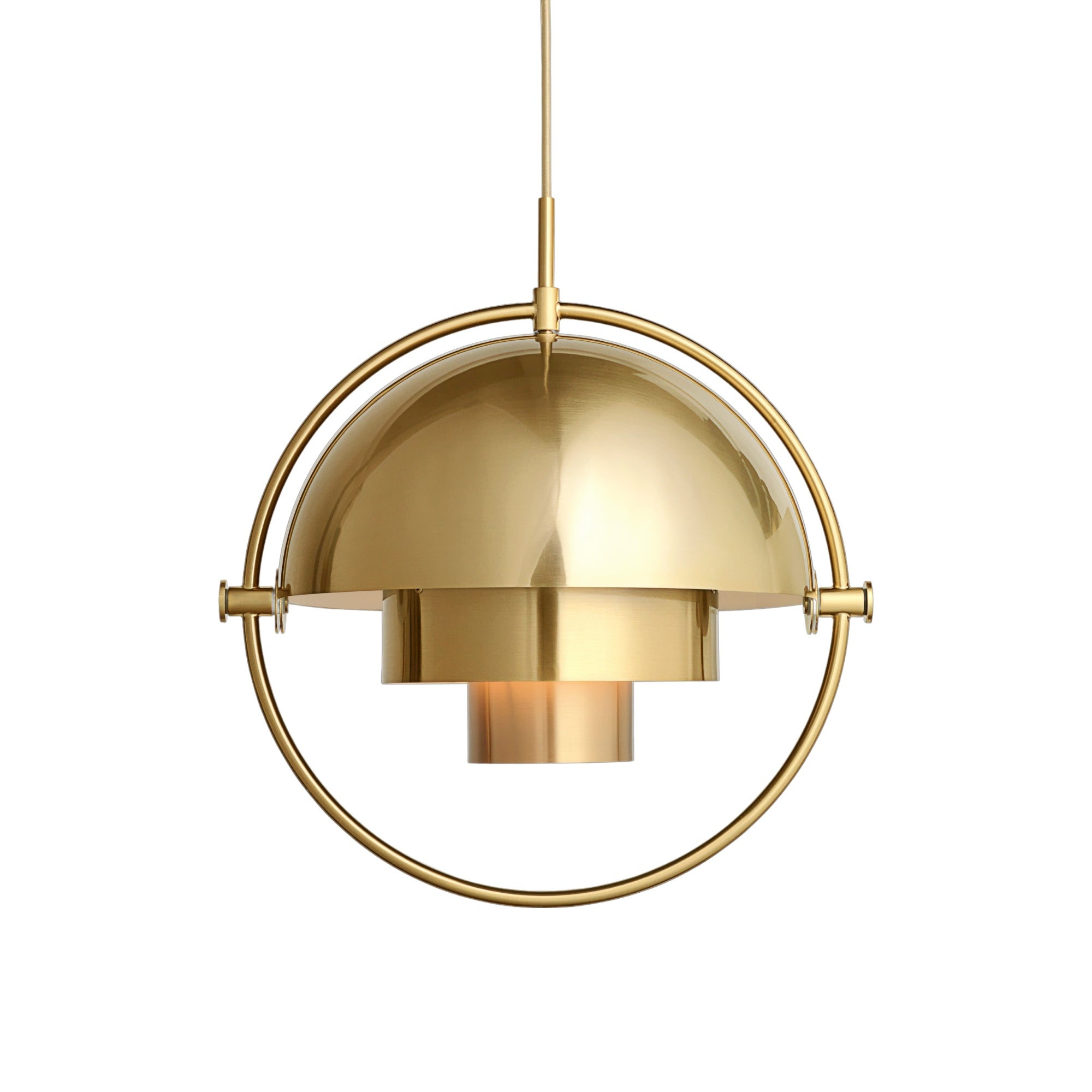 Multi-Lite Pendant Brass | GUBI
