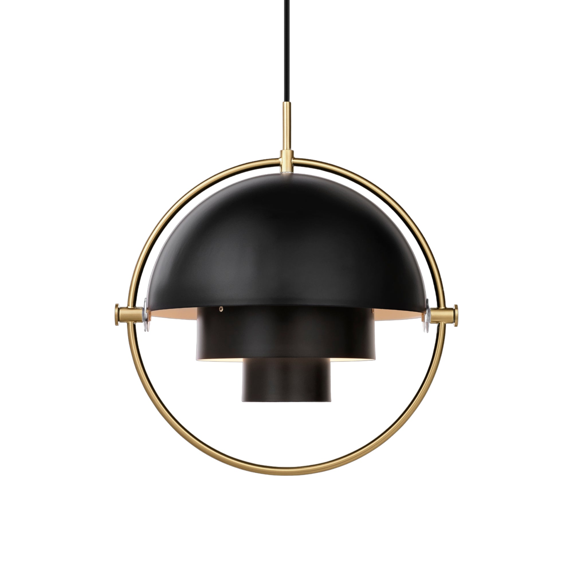 Multi-Light Pendant - Brass / Black 