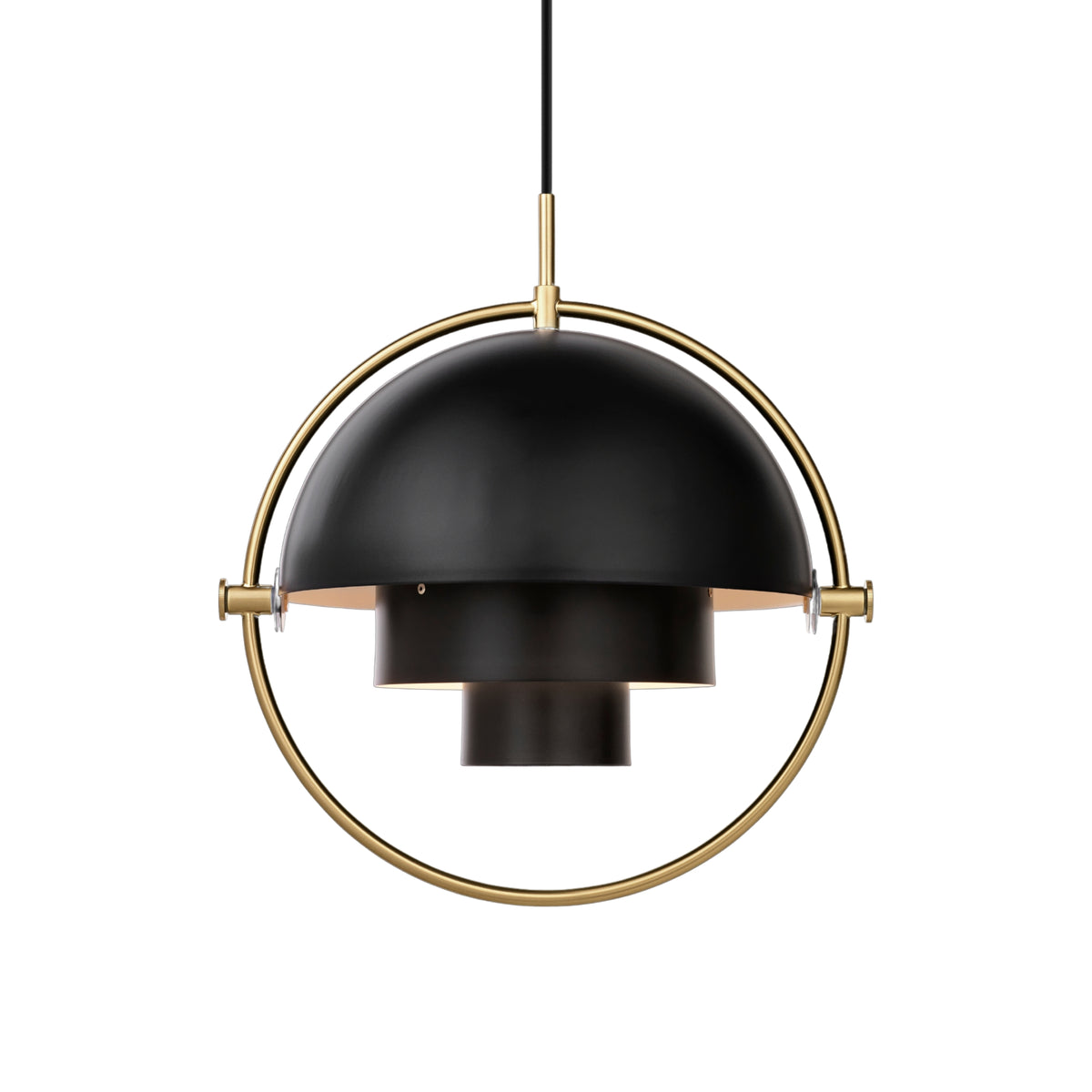 Multi-Light Pendant - Brass/Charcoal Black | DSHOP