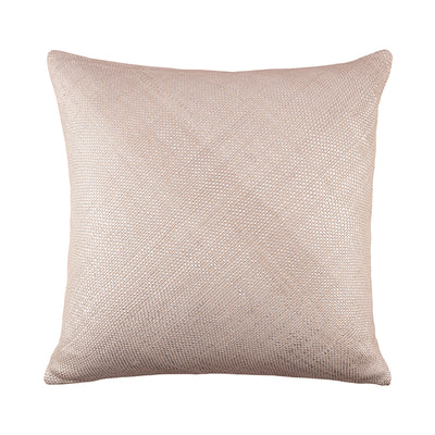 Mini Bling Clay Silver Leather Pillow