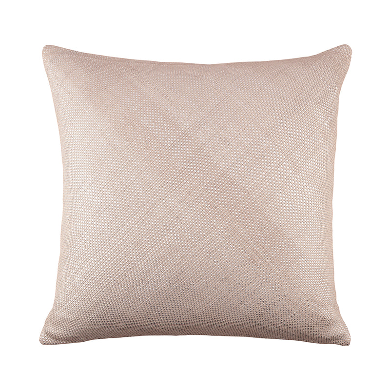 Mini Bling Clay Silver Leather Pillow