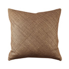 Mini Bling Espresso Gold Leather Pillow