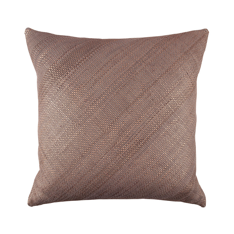 Mini Bling London Bronze Leather Pillow