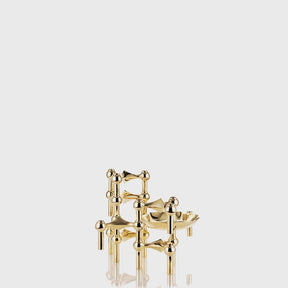 Candle Holder - Brass (Set Of 3)