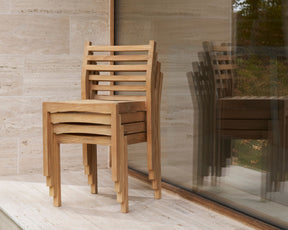 Stacking Outdoor Dining Chairs | DSHOP
