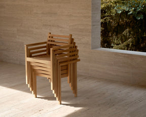 Outdoor Wood Stacking Chairs | DSHOP