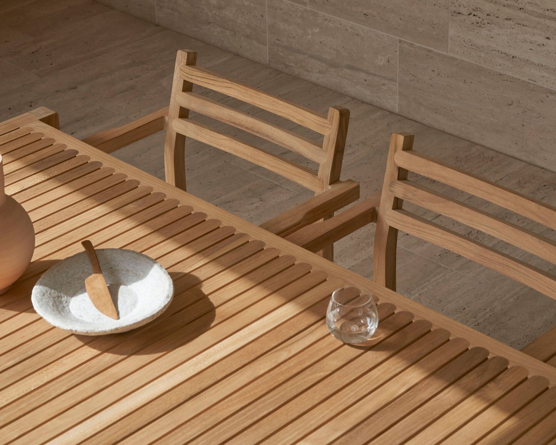 Outdoor Wood Dining Table & Chairs | DSHOP