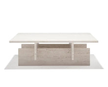 Square Travertine Table | DSHOP