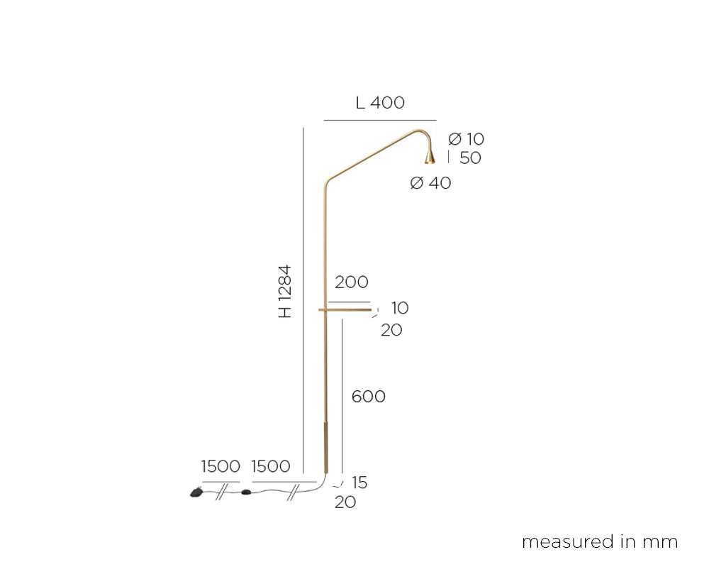 Austere-T Table Lamp Specs | DSHOP