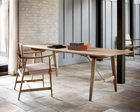 Wood & Leather Desk Chair | DSHOP