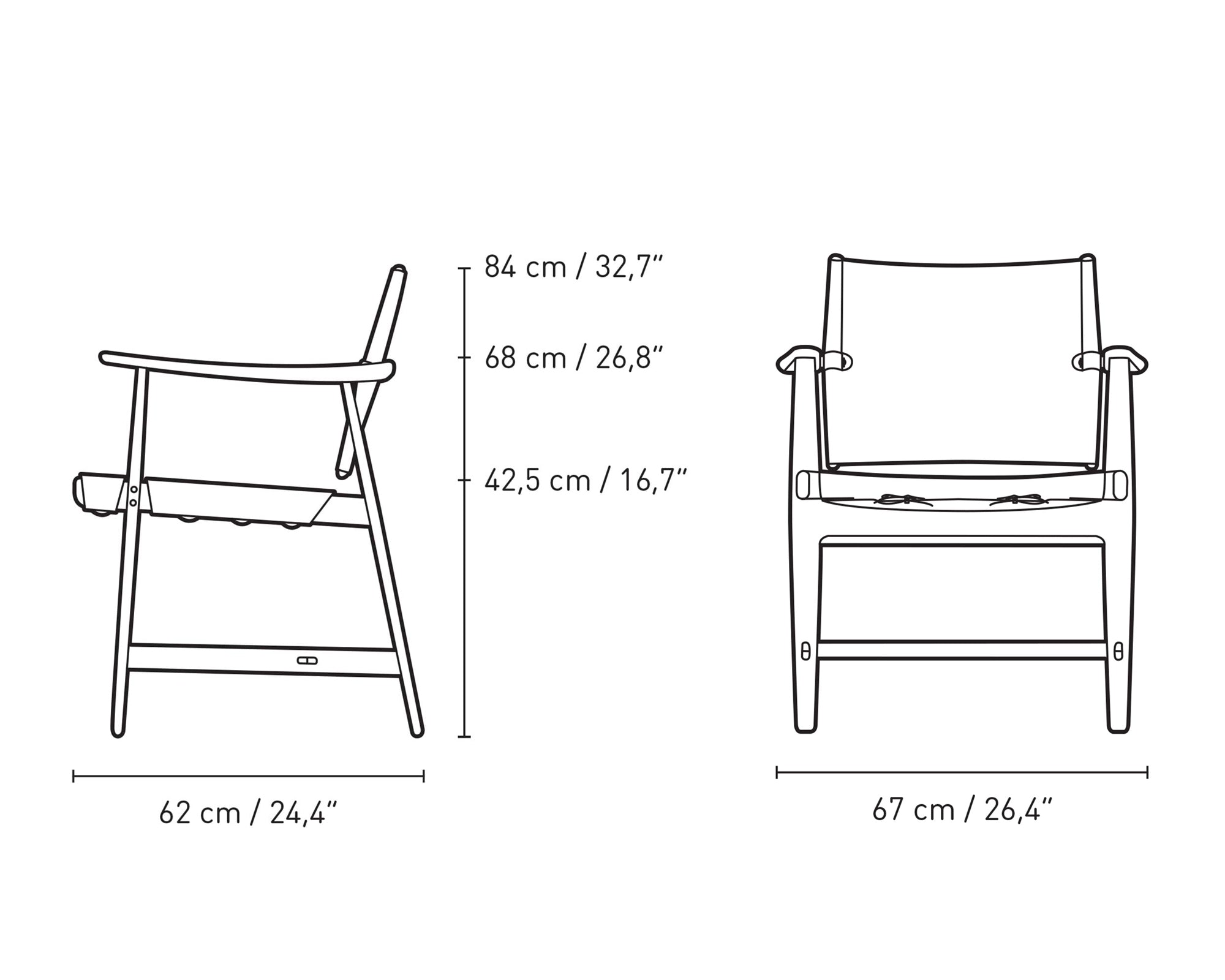 Carl Hansen & Son BM1106 Huntsman Chair by Børge Mogensen | DSHOP