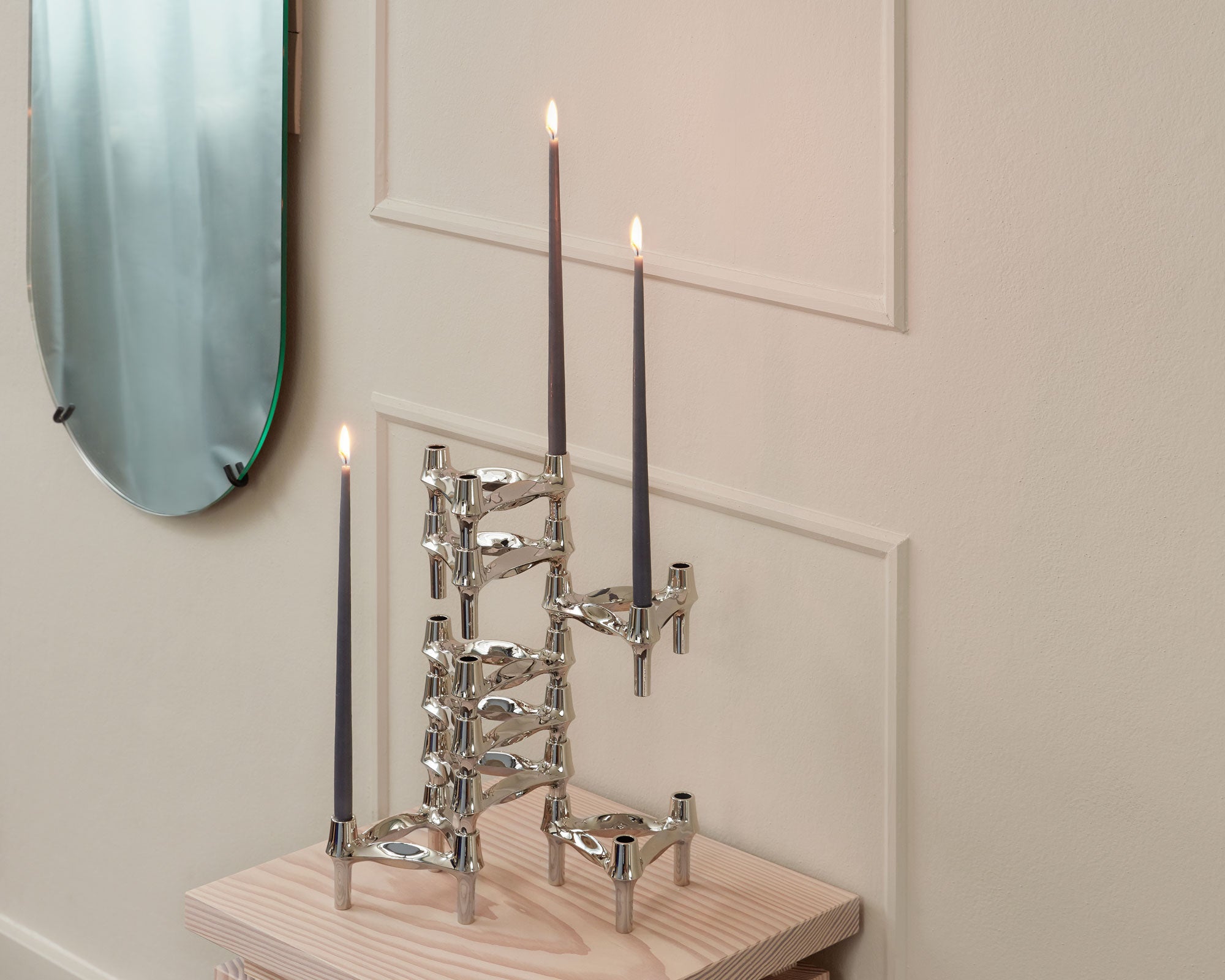 Stoff Nagel BMF Candle Holder - Chrome | DSHOP