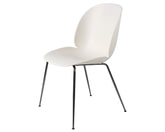 Alabaster White Dining Chair with Black Chrome Base | DSHOP
