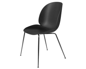 Black Dining Chair with Black Chrome Base | DSHOP