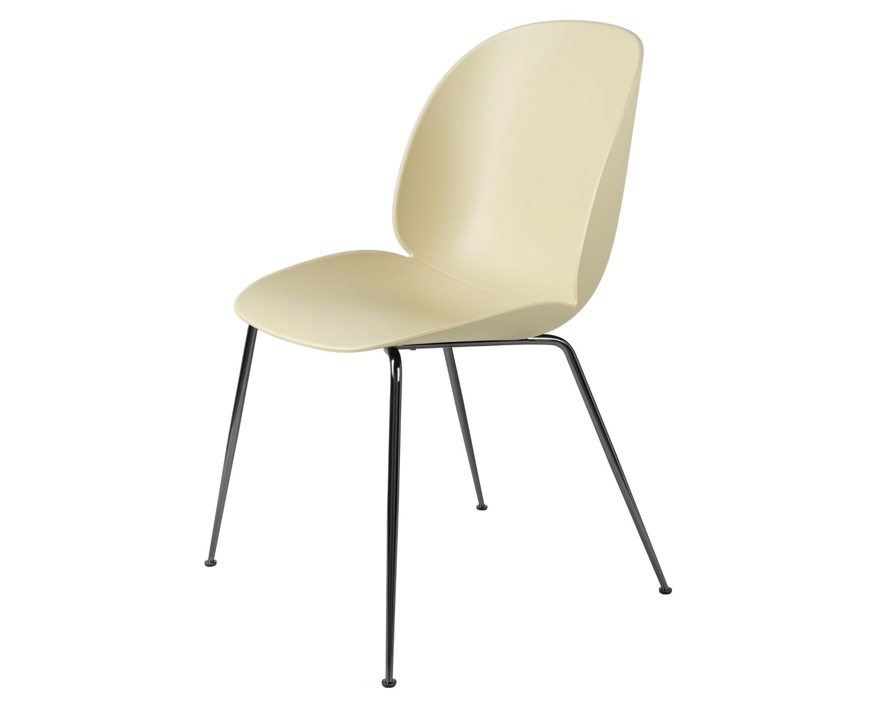 Pastel Green Dining Chair with Black Chrome Base | DSHOP