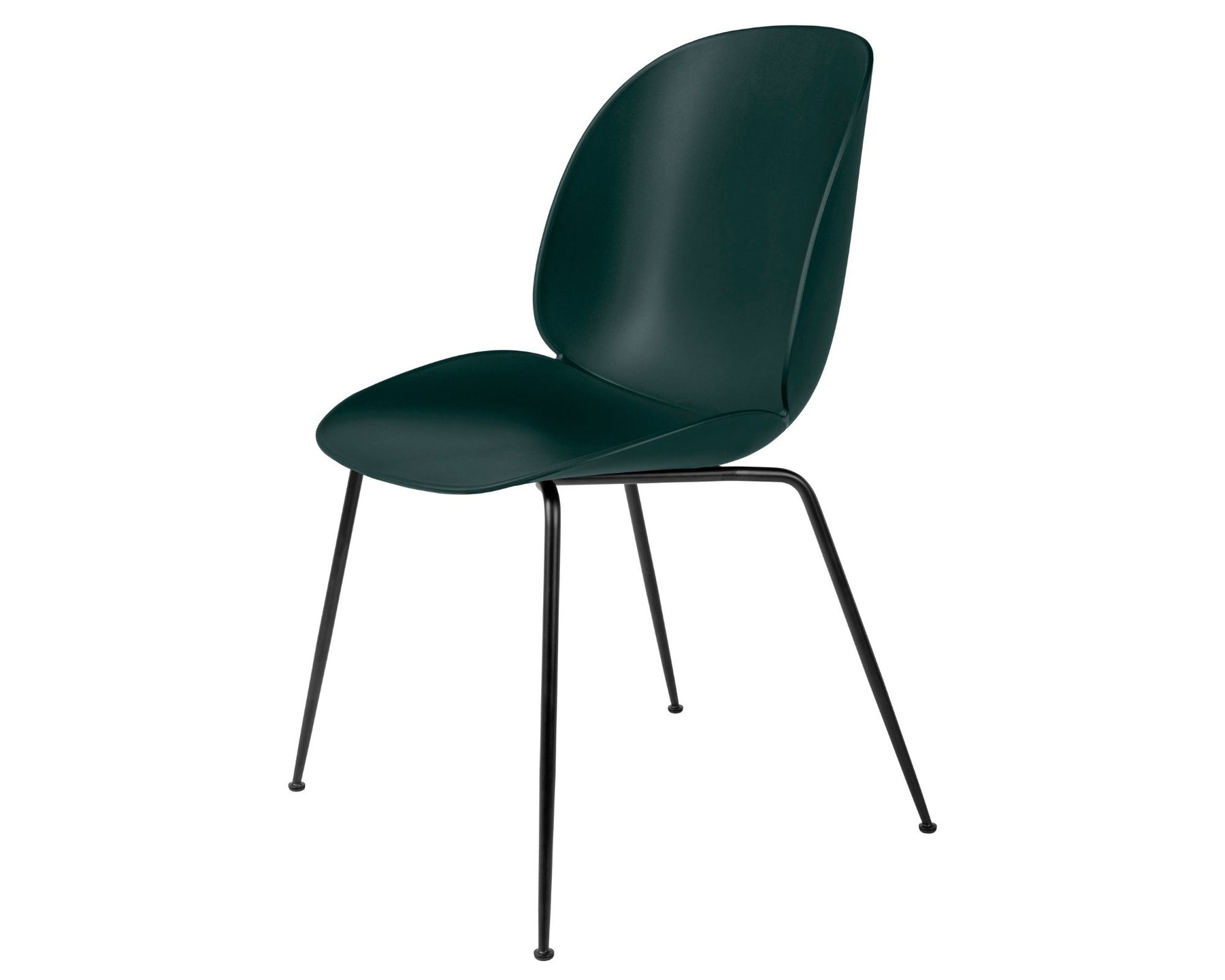 Dark Green Dining Chair with Black Base | DSHOP